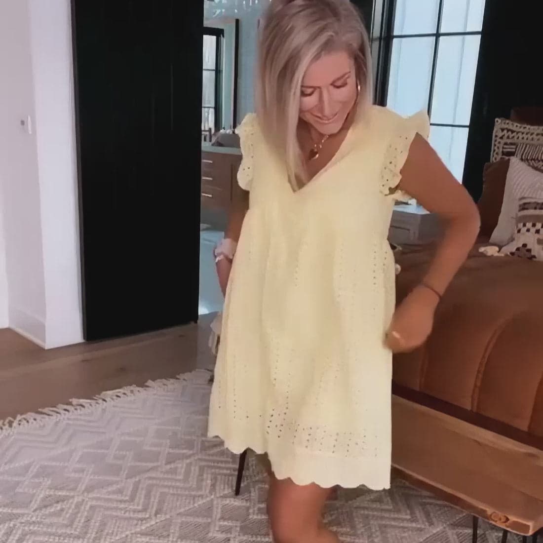 2-in-1 cotton summer dress — Styled view