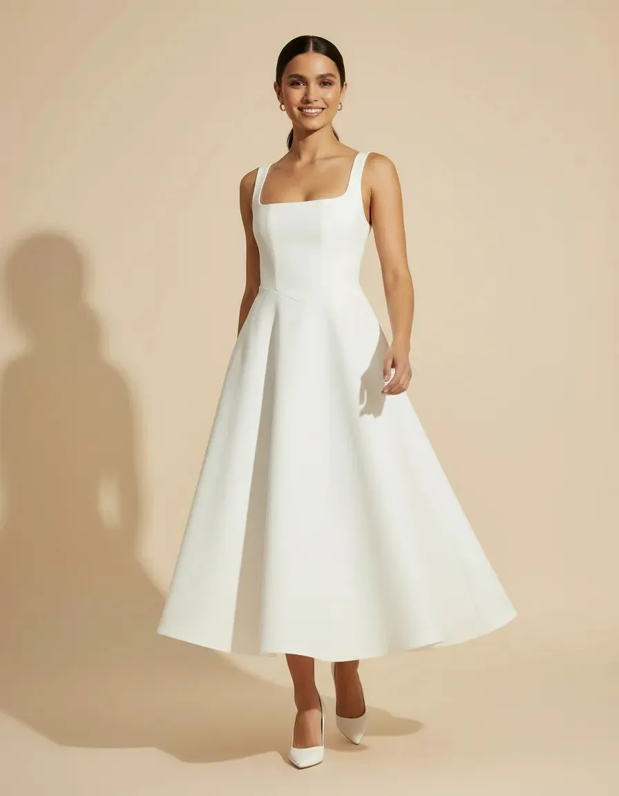 Robe blanche Aloviya, nouvelle collection